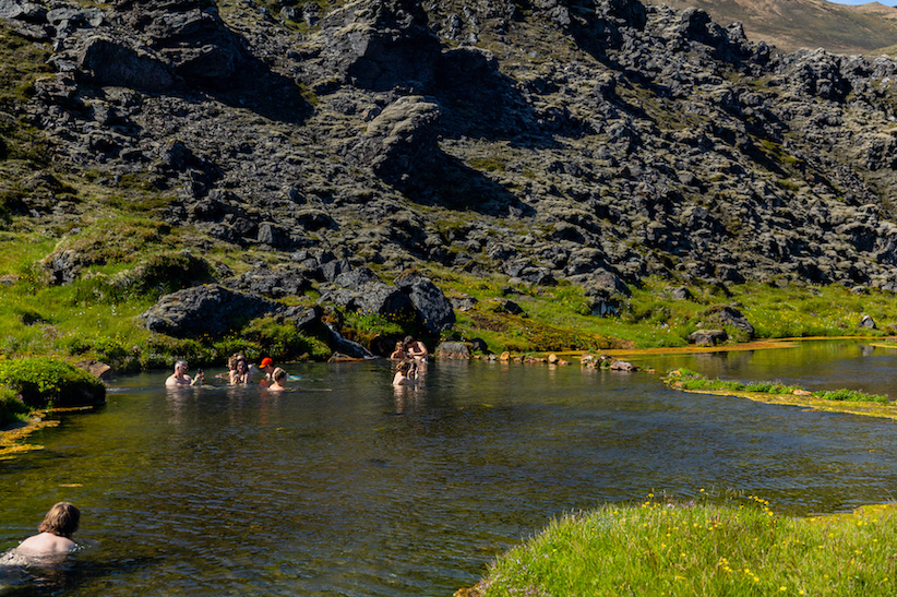 Island Roadtrip Camping Landmannalaugar Thermalquelle