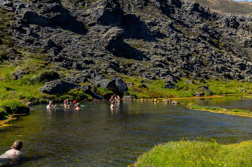 Island Roadtrip Camping Landmannalaugar Thermalquelle