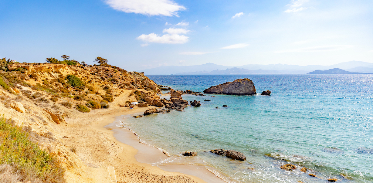 Paros Strand Kykladen Griechenland