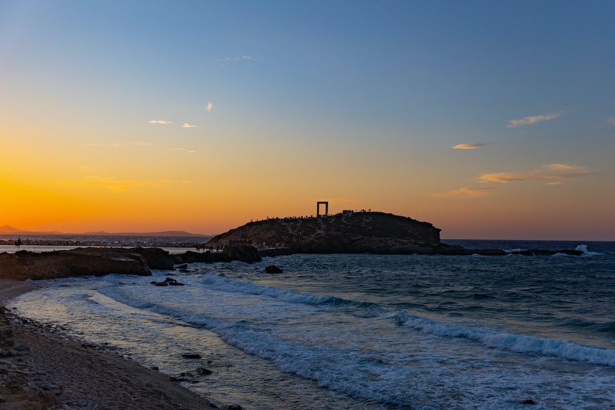 Naxos Portara Kykladen Griechenland