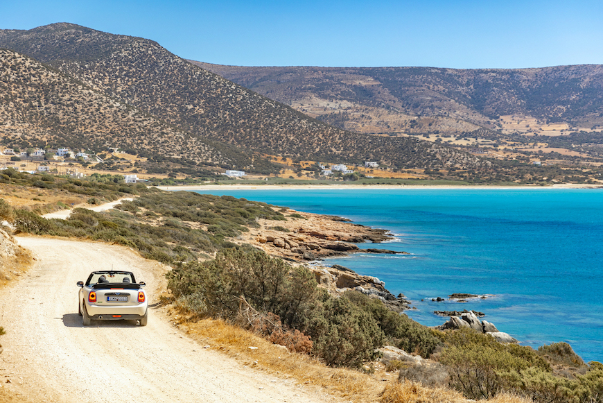 Naxos Strand Kykladen Griechenland