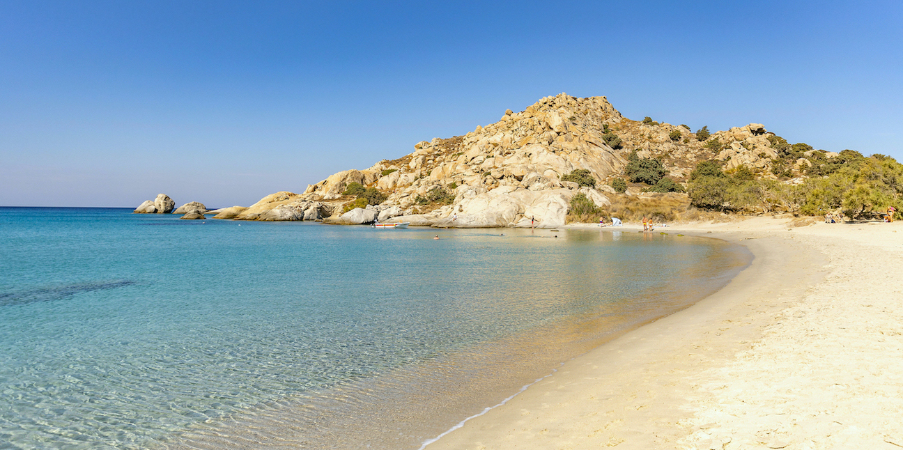 Naxos Strand Kykladen Griechenland