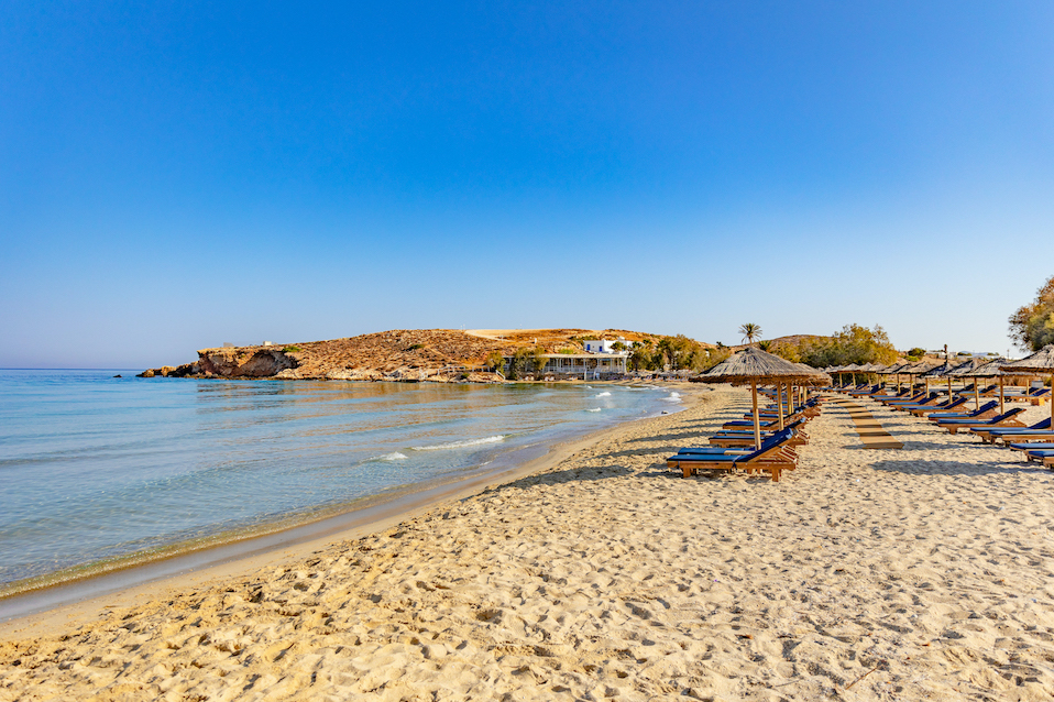 Paros Strand Kykladen Griechenland