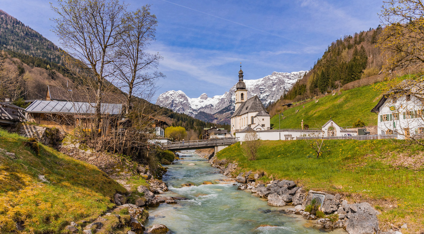 Kirche in Ramsau, Berchtesgadener Land