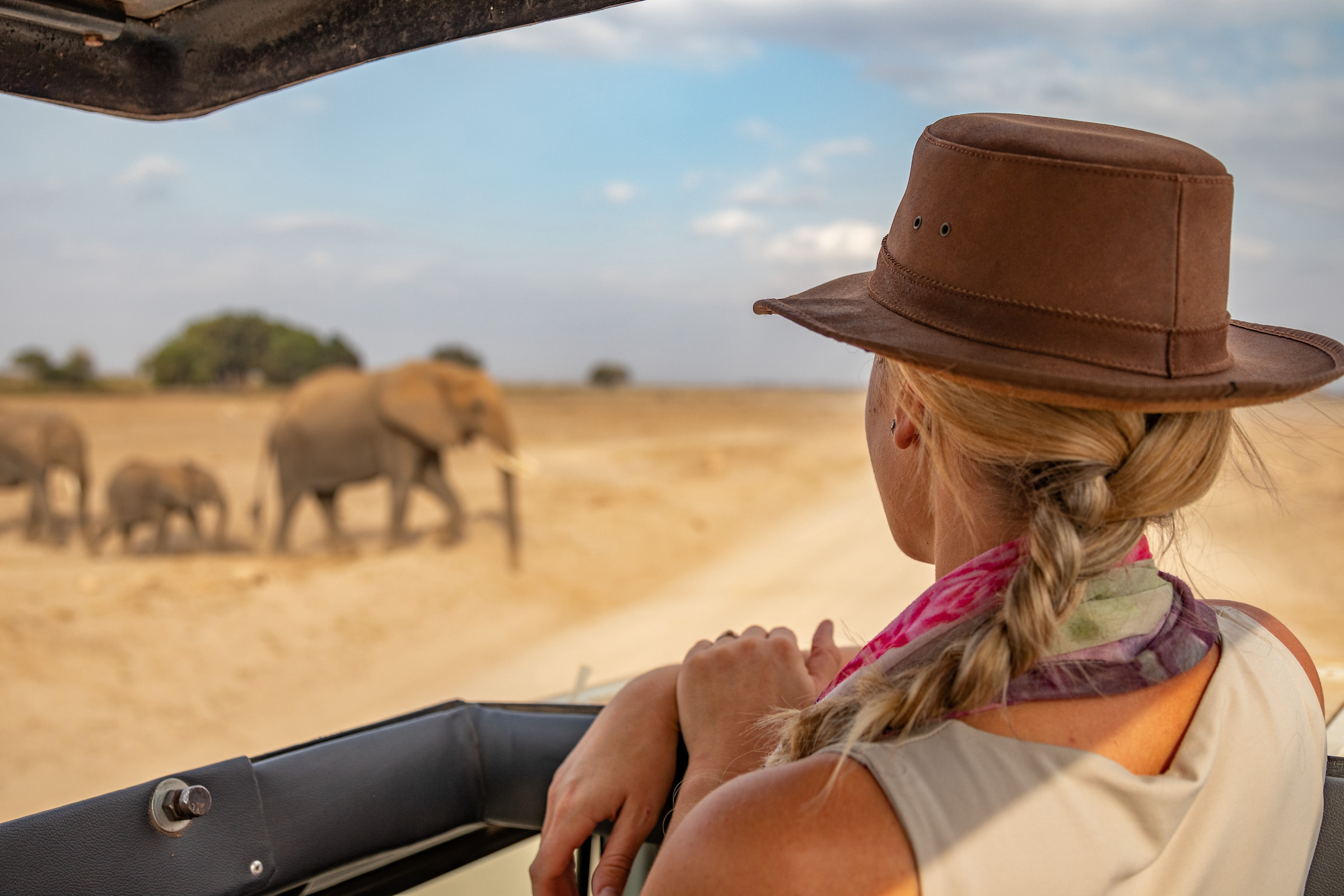 Kenia Safari Elefanten Amboseli
