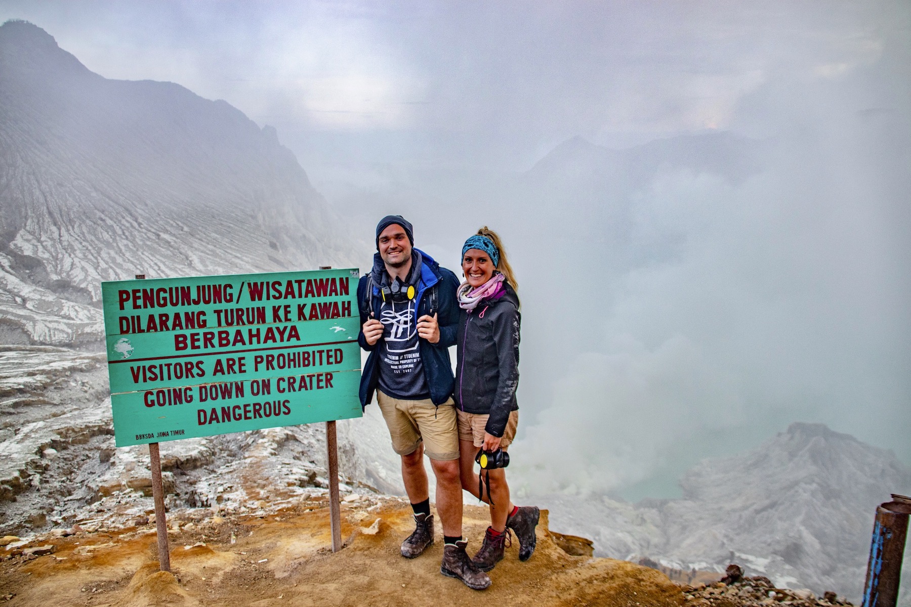 Indonesien Vulkan Tour Ijen